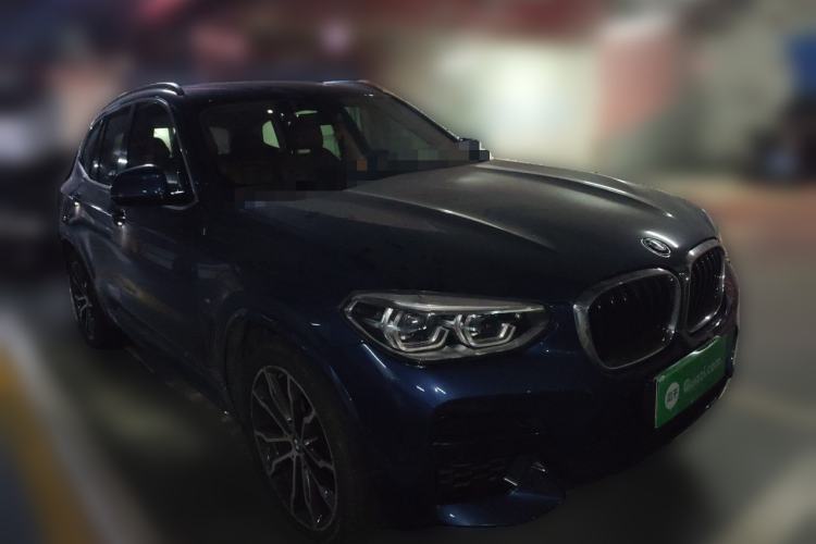 Used BMW X3 2020 xDrive30i Luxury Model with M Sport Package Front Right 45 Deg