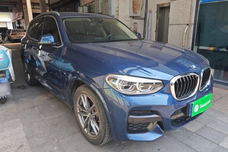 Used BMW X3 2020 xDrive25i M Sport Package Front Right 45 Deg
