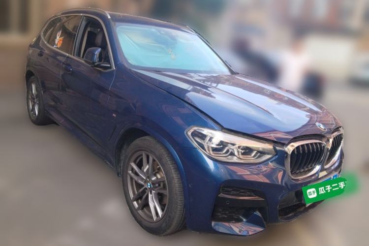 Used BMW X3 2020 xDrive25i M Sport Package Front Right 45 Deg