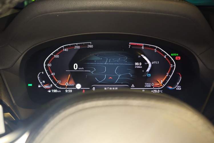 Used BMW X3 2020 xDrive30i Luxury Model with M Sport Package Instrument Cluster