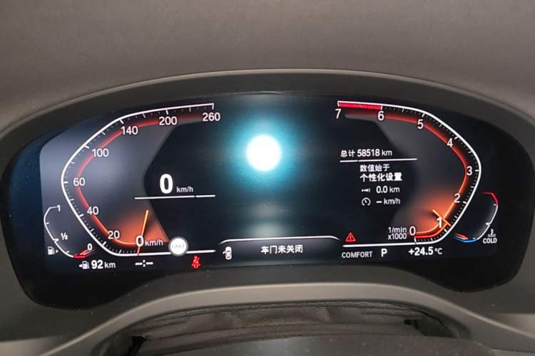 Used BMW X3 2020 xDrive30i Luxury Model with M Sport Package Instrument Cluster