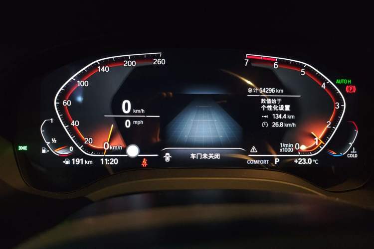 Used BMW X3 2020 xDrive30i Luxury Model with M Sport Package Instrument Cluster