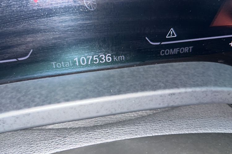 Used BMW X3 2020 xDrive28i M Sport Package Odometer Close Up