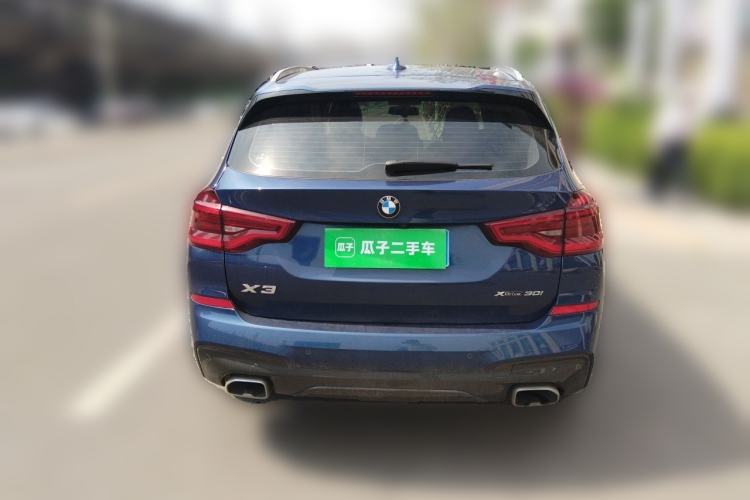Used BMW X3 2020 xDrive30i Luxury Model with M Sport Package Rear