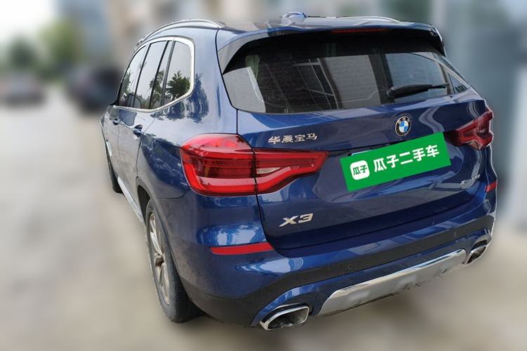 Used BMW X3 2020 xDrive25i Luxury Package Rear Left 45 Deg