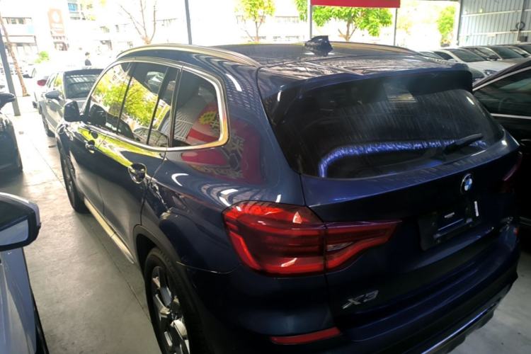 Used BMW X3 2020 xDrive28i Luxury Package Rear Left 45 Deg