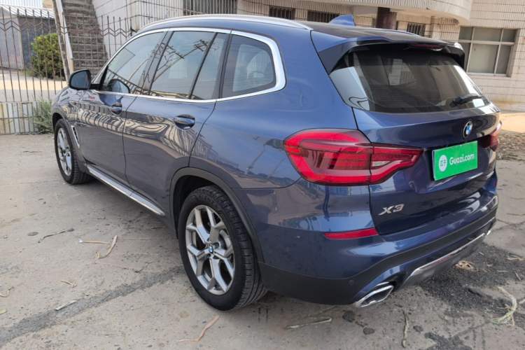 Used BMW X3 2020 xDrive28i Luxury Package Rear Left 45 Deg