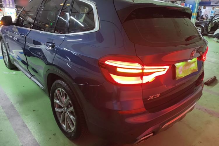Used BMW X3 2020 xDrive25i Luxury Package Rear Left 45 Deg
