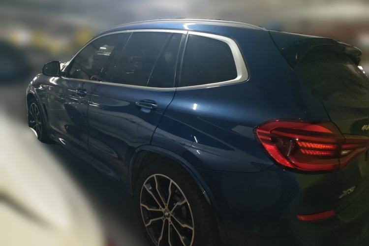 Used BMW X3 2020 xDrive30i Luxury Model with M Sport Package Rear Left 45 Deg