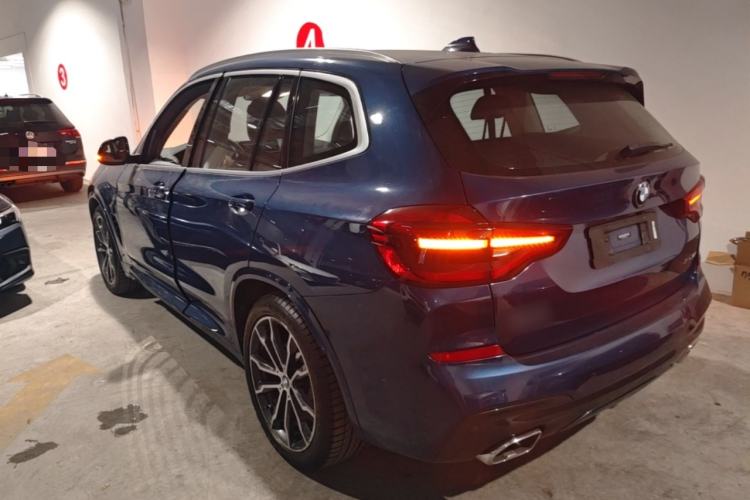 Used BMW X3 2020 xDrive30i Luxury Model with M Sport Package Rear Left 45 Deg