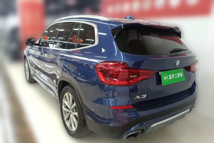 Used BMW X3 2020 xDrive25i Luxury Package Rear Left 45 Deg