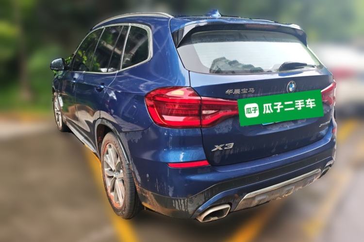 Used BMW X3 2020 xDrive25i Luxury Package Rear Left 45 Deg