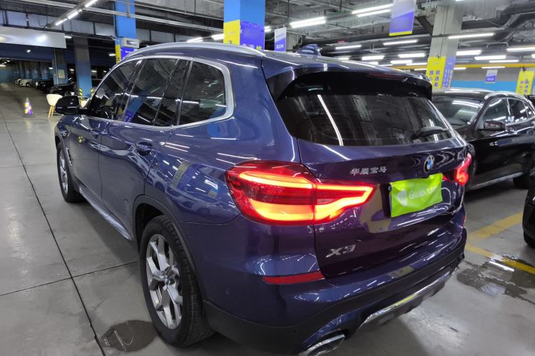 Used BMW X3 2020 xDrive28i Luxury Package Rear Left 45 Deg