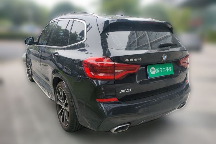 Used BMW X3 2020 xDrive30i Luxury Model with M Sport Package Rear Left 45 Deg