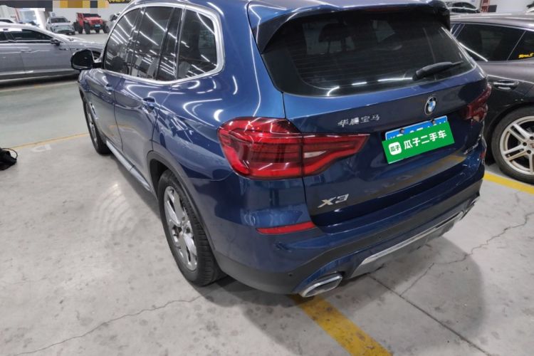 Used BMW X3 2020 xDrive28i Luxury Package Rear Left 45 Deg