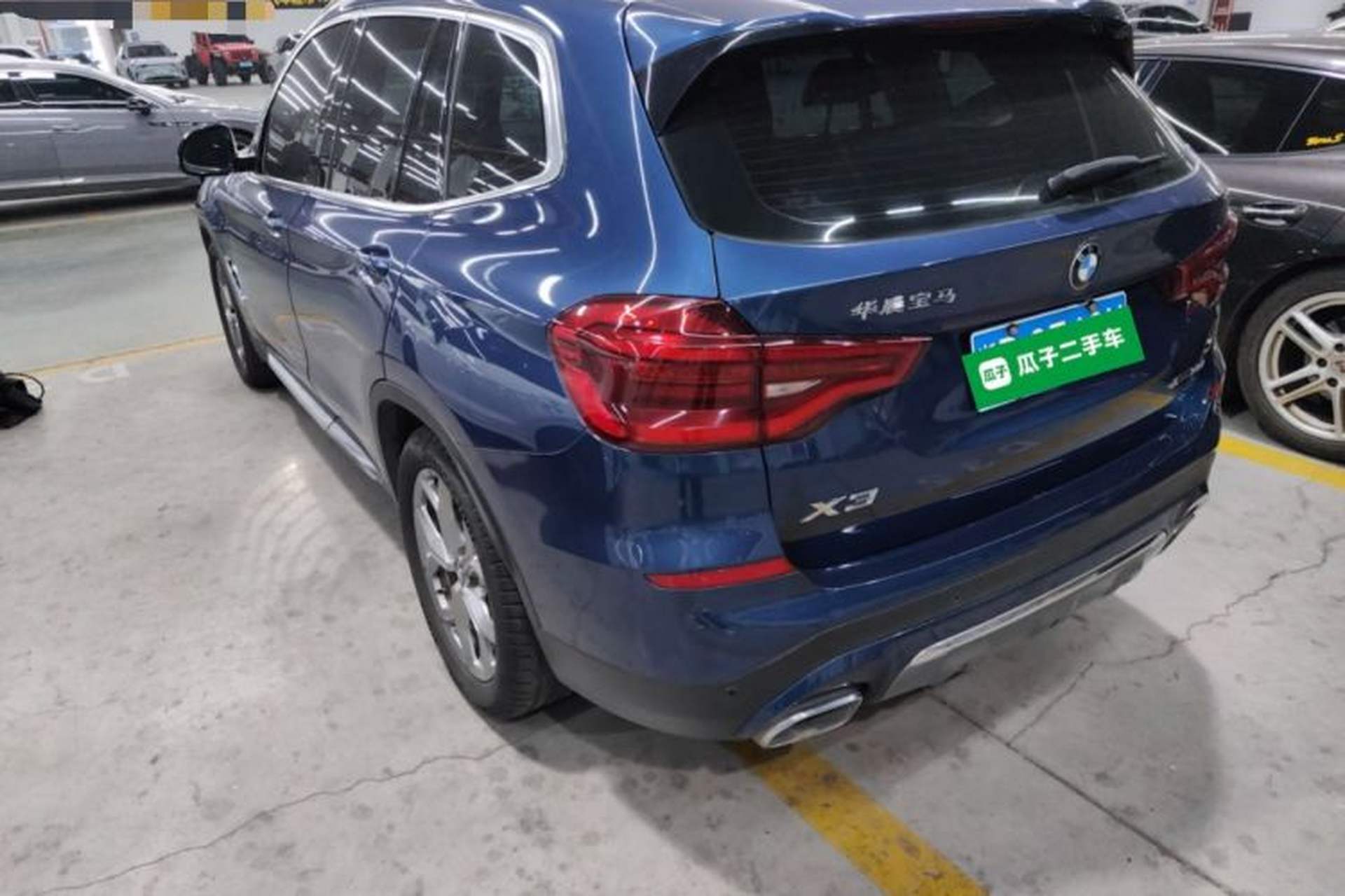 Used BMW X3 2020 xDrive28i Luxury Package Rear Left 45 Deg