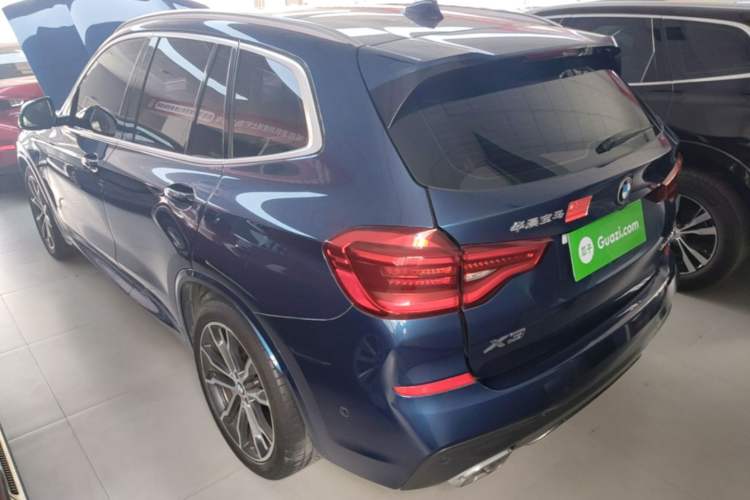 Used BMW X3 2020 xDrive30i Luxury Model with M Sport Package Rear Left 45 Deg