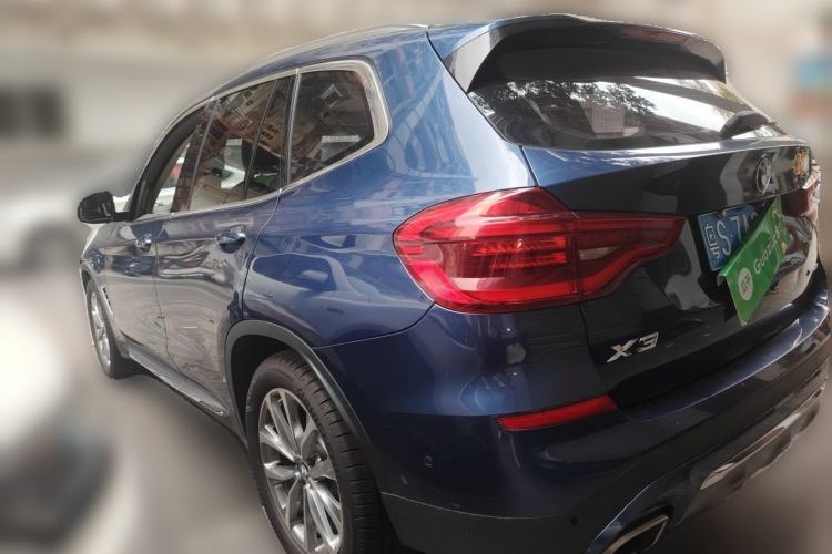 Used BMW X3 2020 xDrive25i Luxury Package Rear Left 45 Deg