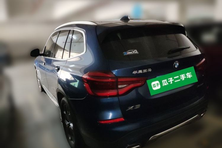 Used BMW X3 2020 xDrive28i Luxury Package Rear Left 45 Deg