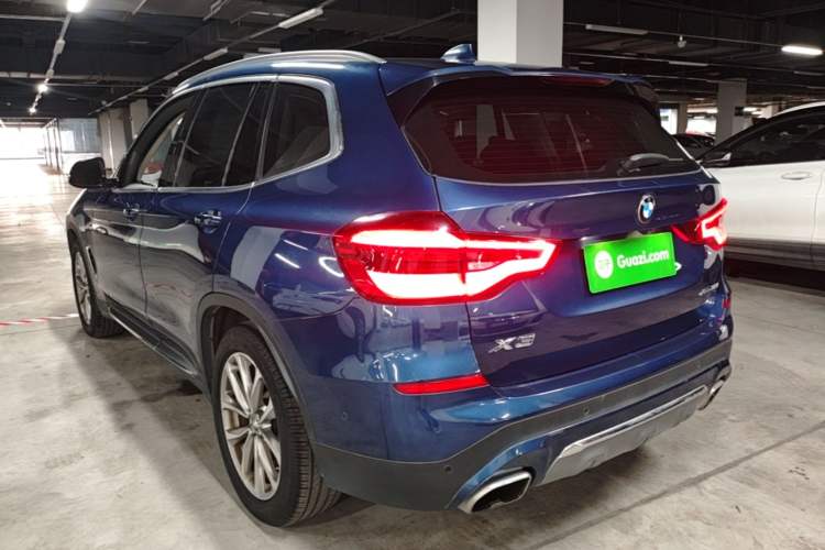 Used BMW X3 2020 xDrive25i Luxury Package Rear Left 45 Deg