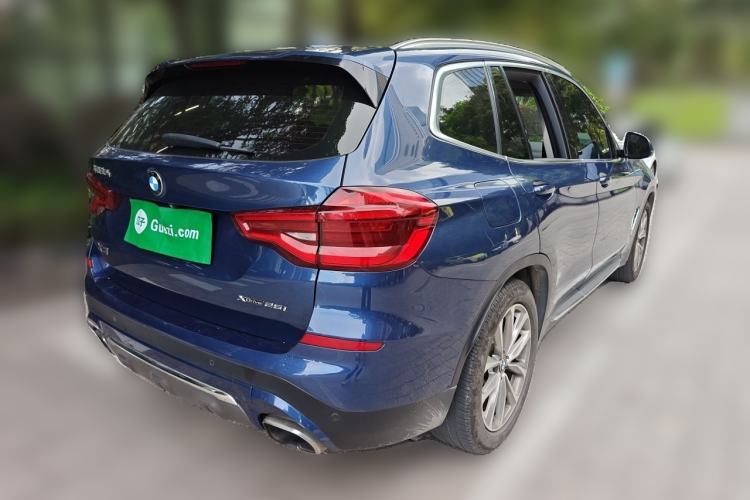 Used BMW X3 2020 xDrive25i Luxury Package Rear Right 45 Deg