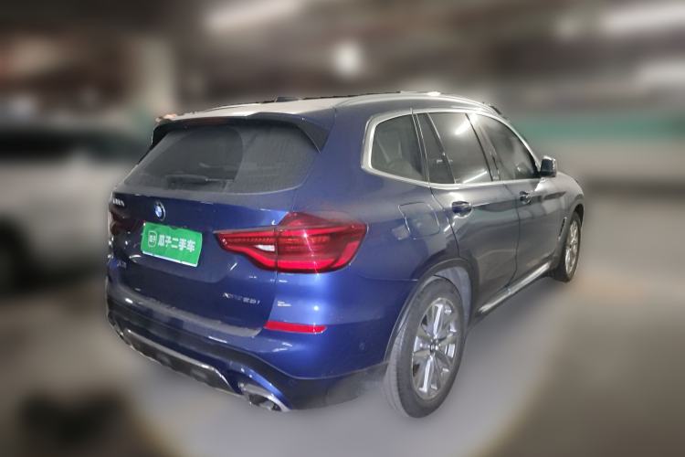 Used BMW X3 2020 xDrive25i Luxury Package Rear Right 45 Deg