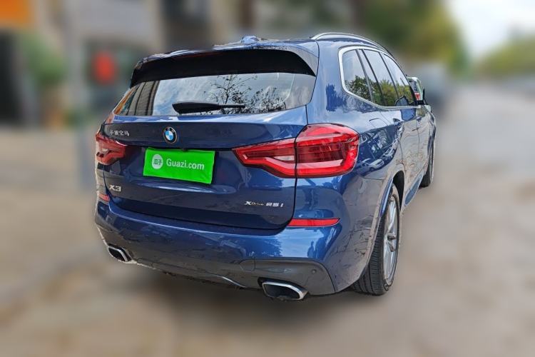 Used BMW X3 2020 xDrive25i M Sport Package Rear Right 45 Deg