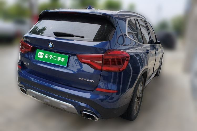Used BMW X3 2020 xDrive25i Luxury Package Rear Right 45 Deg