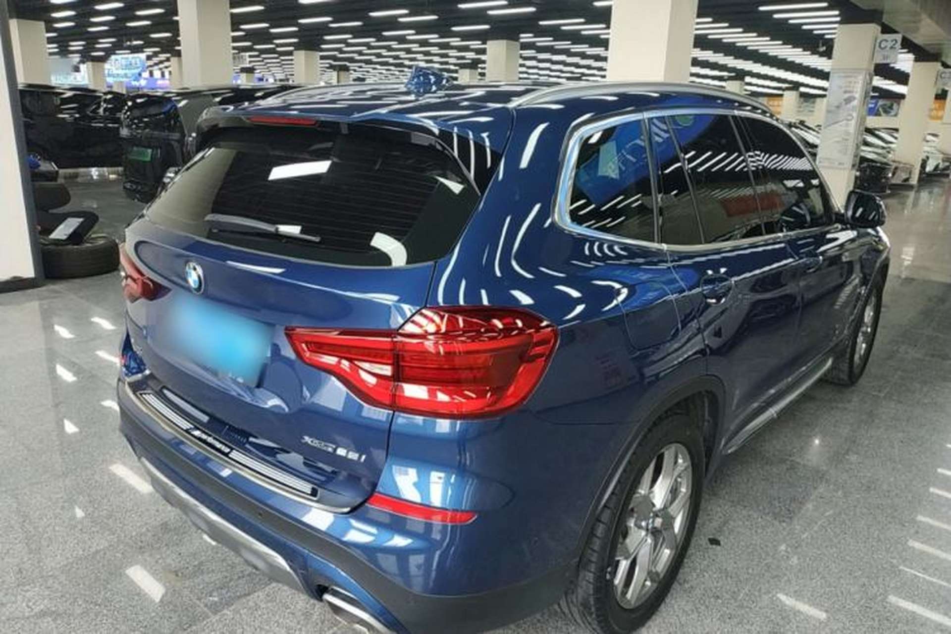 Used BMW X3 2020 xDrive28i Luxury Package Rear Right 45 Deg