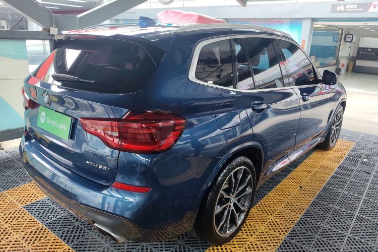 Used BMW X3 2020 xDrive30i Luxury Model with M Sport Package Rear Right 45 Deg