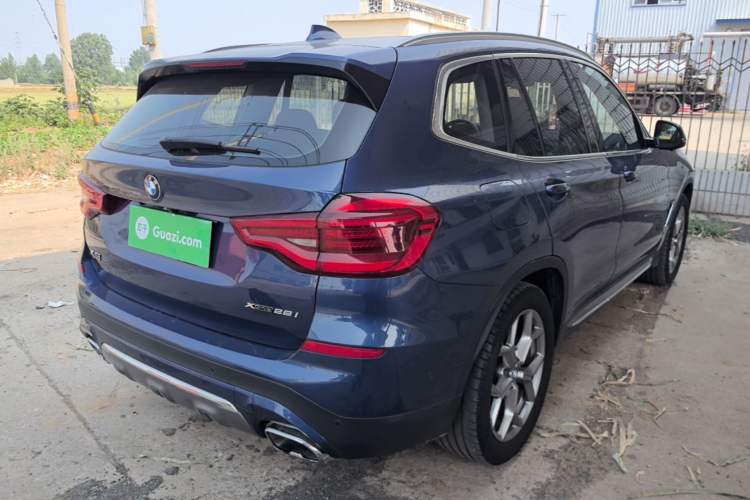 Used BMW X3 2020 xDrive28i Luxury Package Rear Right 45 Deg