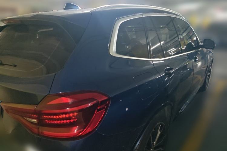 Used BMW X3 2020 xDrive30i Luxury Model with M Sport Package Rear Right 45 Deg