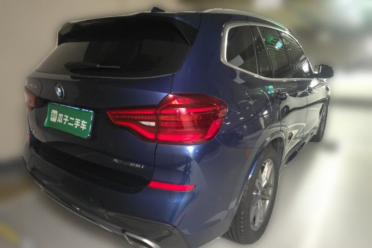 Used BMW X3 2020 xDrive25i M Sport Package Rear Right 45 Deg