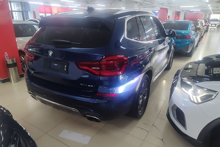Used BMW X3 2020 xDrive28i Luxury Package Rear Right 45 Deg