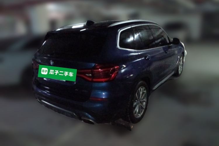 Used BMW X3 2020 xDrive25i Luxury Package Rear Right 45 Deg