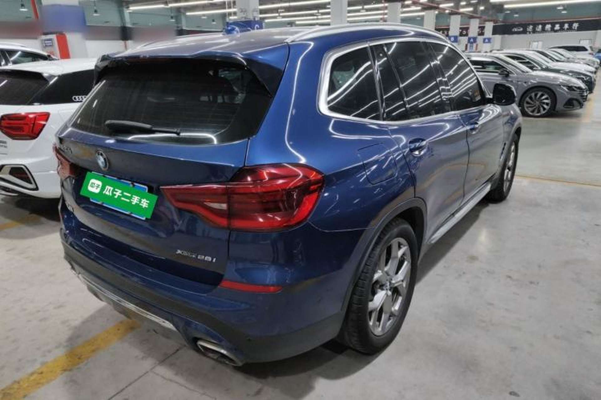 Used BMW X3 2020 xDrive28i Luxury Package Rear Right 45 Deg