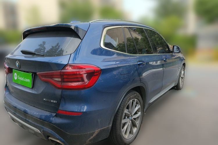 Used BMW X3 2020 xDrive25i Luxury Package Rear Right 45 Deg