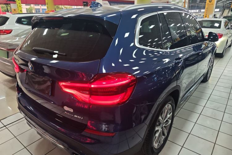 Used BMW X3 2020 xDrive25i Luxury Package Rear Right 45 Deg