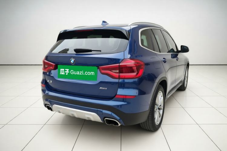 Used BMW X3 2020 xDrive25i Luxury Package Rear Right 45 Deg