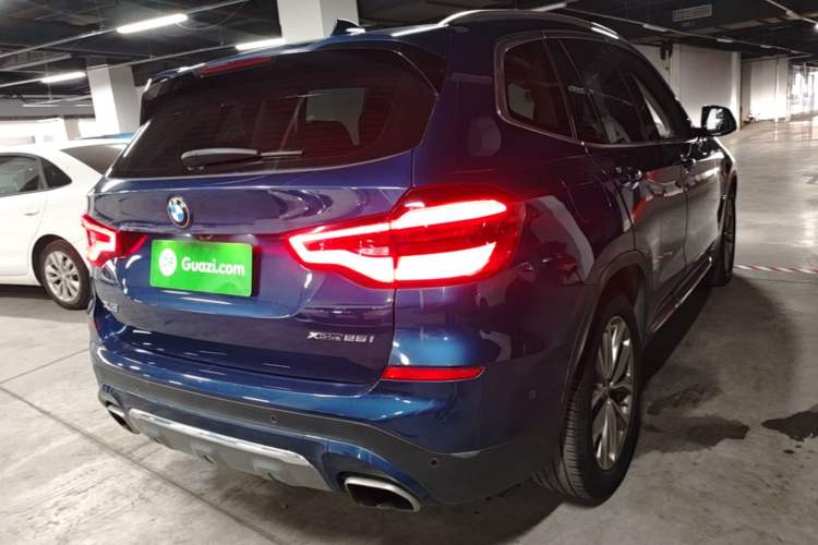 Used BMW X3 2020 xDrive25i Luxury Package Rear Right 45 Deg