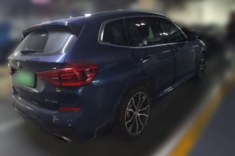 Used BMW X3 2020 xDrive30i Luxury Model with M Sport Package Rear Right 45 Deg