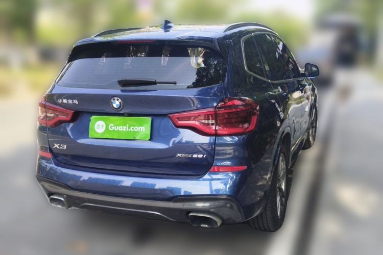 Used BMW X3 2020 xDrive28i M Sport Package Rear Right 45 Deg