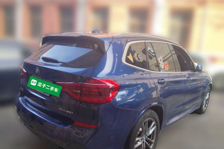 Used BMW X3 2020 xDrive25i M Sport Package Rear Right 45 Deg