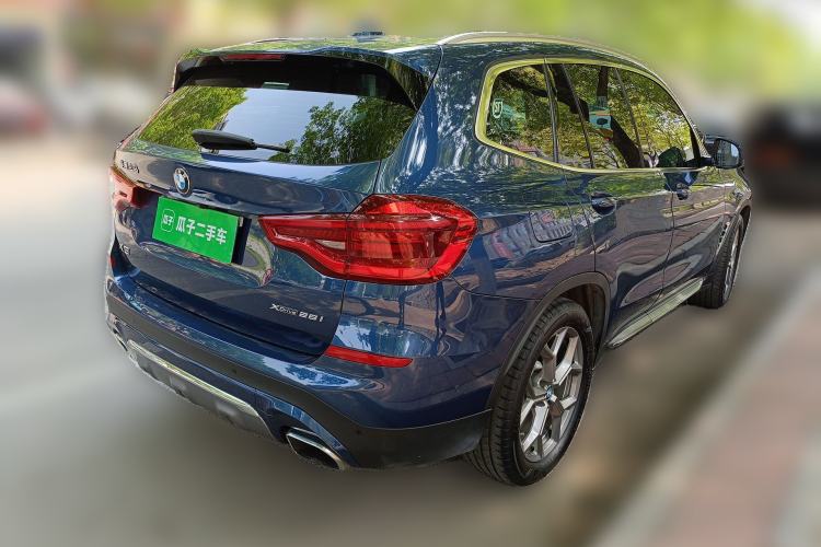 Used BMW X3 2020 xDrive28i Luxury Package Rear Right 45 Deg