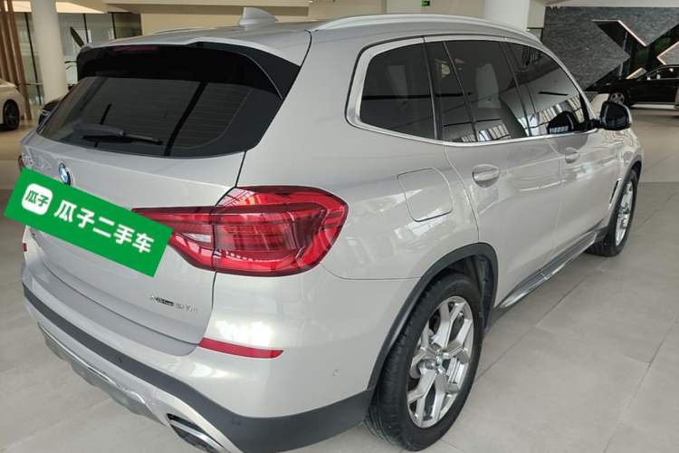 Used BMW X3 2020 xDrive28i Luxury Package Rear Right 45 Deg