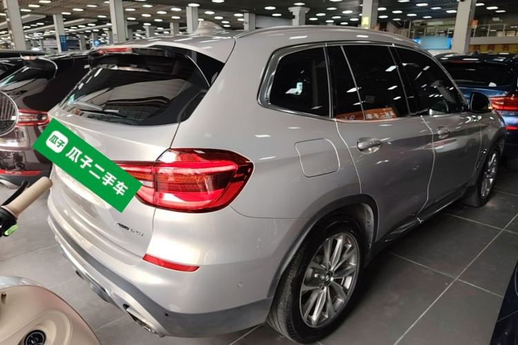 Used BMW X3 2020 xDrive25i Luxury Package Rear Right 45 Deg