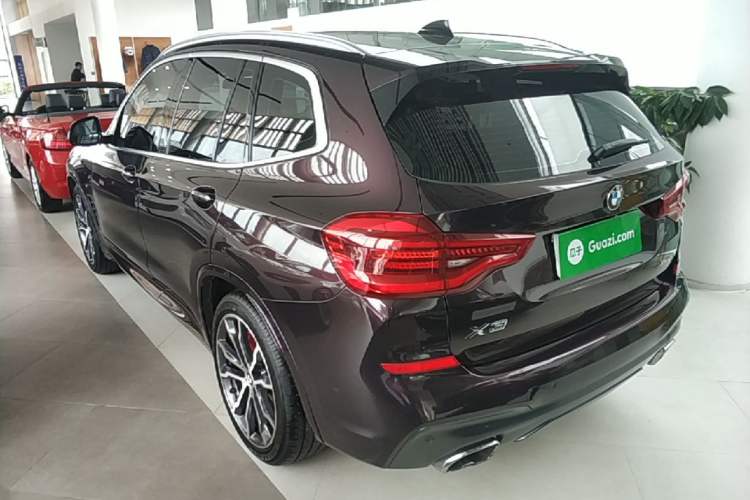 Used BMW X3 2020 xDrive30i Luxury Model with M Sport Package Rear Left 45 Deg