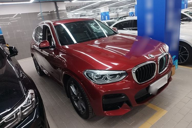 Used BMW X3 2020 xDrive25i M Sport Package Front Right 45 Deg