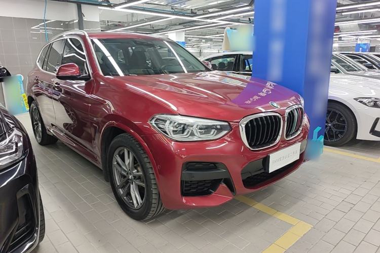 Used BMW X3 2020 xDrive25i M Sport Package Front Right 45 Deg
