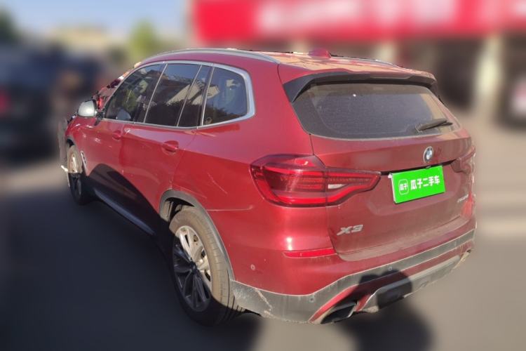 Used BMW X3 2020 xDrive25i Luxury Package Rear Left 45 Deg